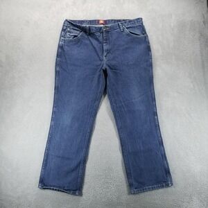 Wrangler Jeans Mens 42x30 Blue 36MWZ Slim Fit Cowboy Cut Straight Western Rodeo